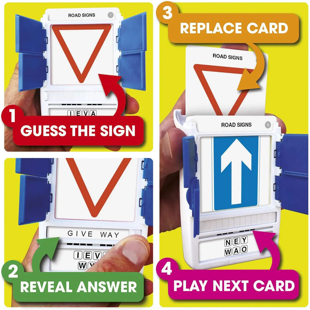 How to play road signs game by Poptacular?