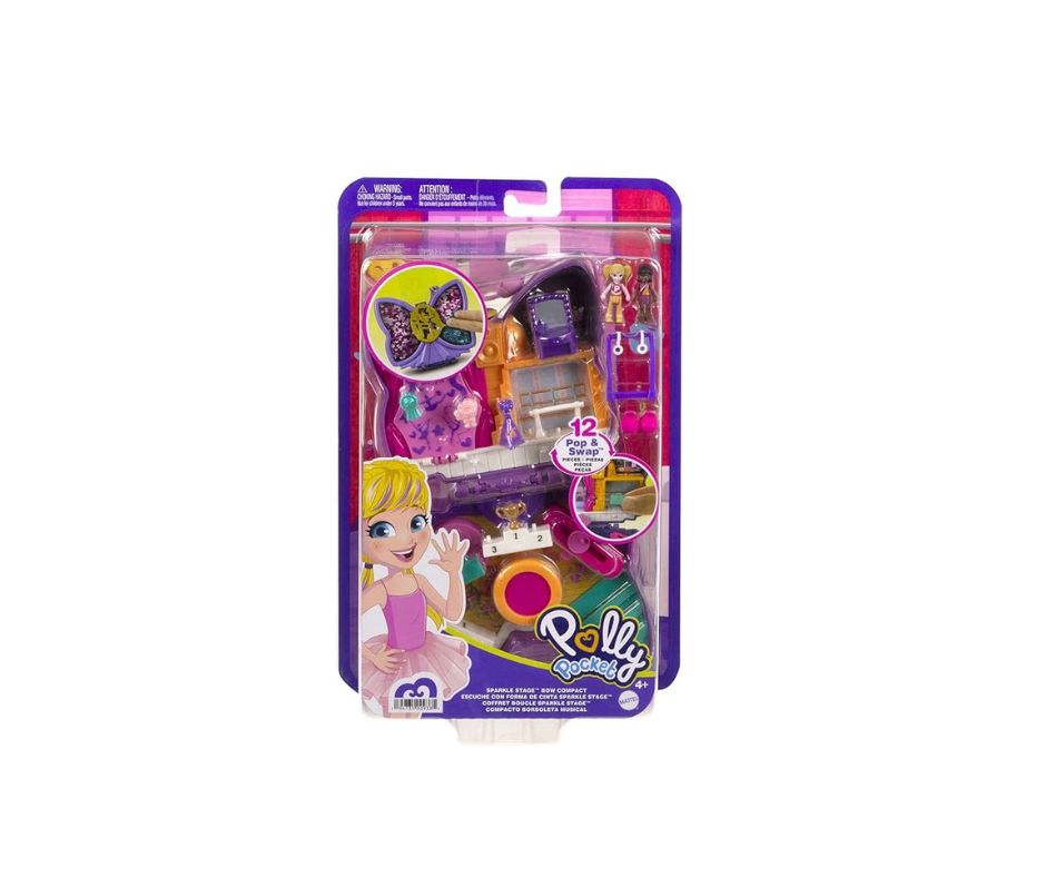 Packing of polly pocket sparkle bow set