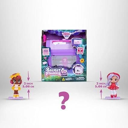 Dimensions of Secret Findees mailbox toy figures