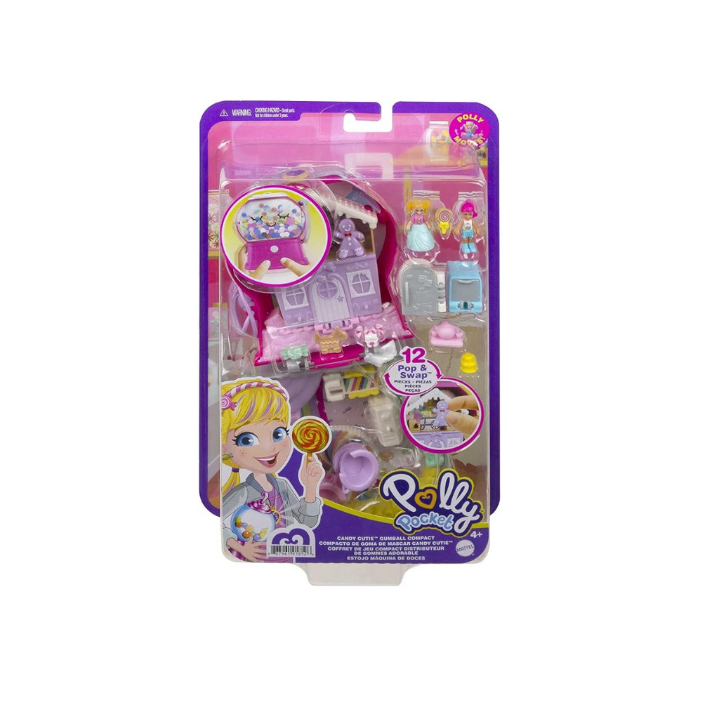 polly pocket candy gumball set