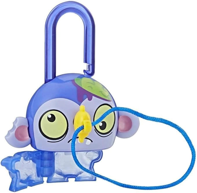 Blue/Purple Lock Stars Single Padlock Series with keys