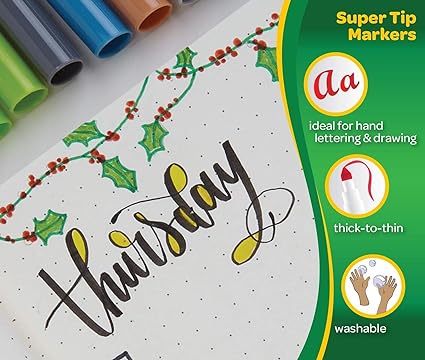 crayola colors for handwriting and lettering