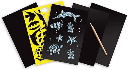 MELISSA & DOUG SCRATCH ART SHEETS with scratch pen