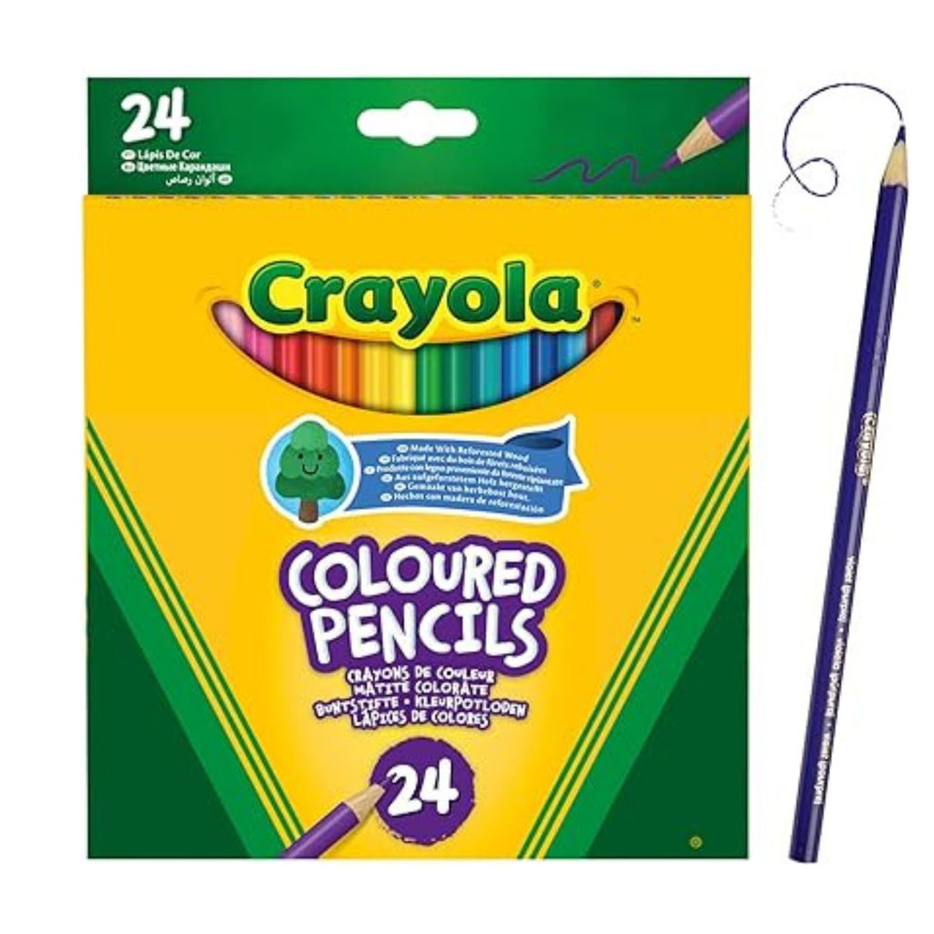 "CRAYOLA Colouring Pencils 24 pack - Perfect for detailed coloring"