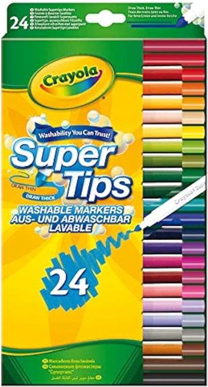 Super tip crayola colors pack of 24