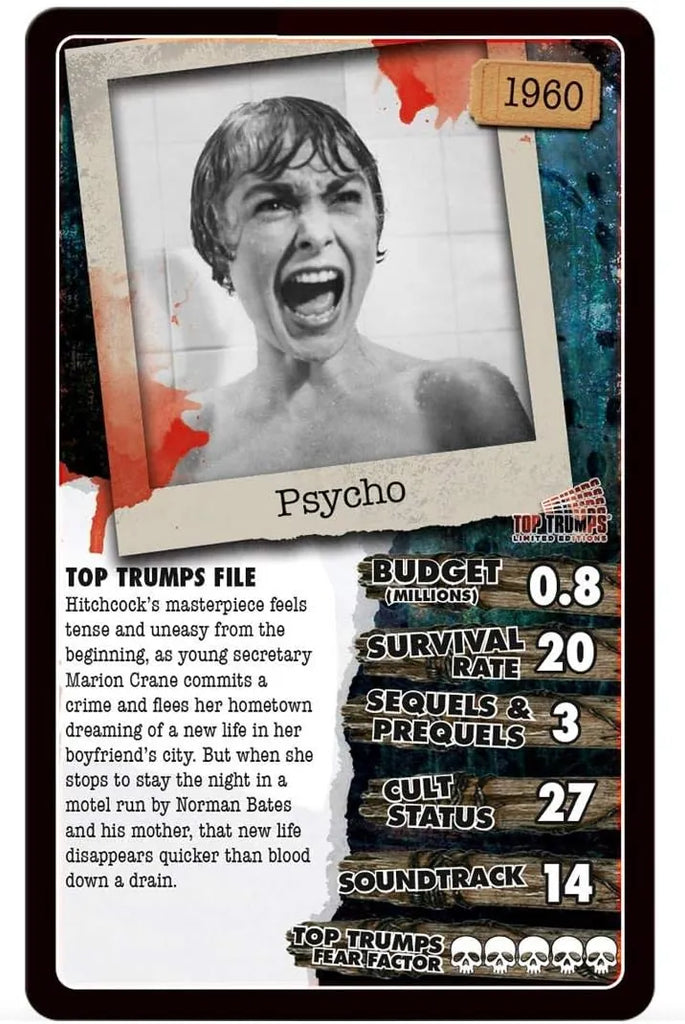 Psycho Top Trump Card