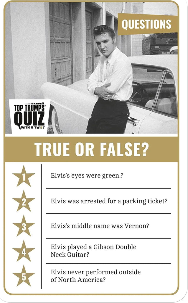 True/False Cards 