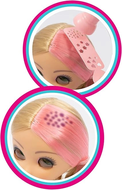 How to style my doll hairs using hair accessories?