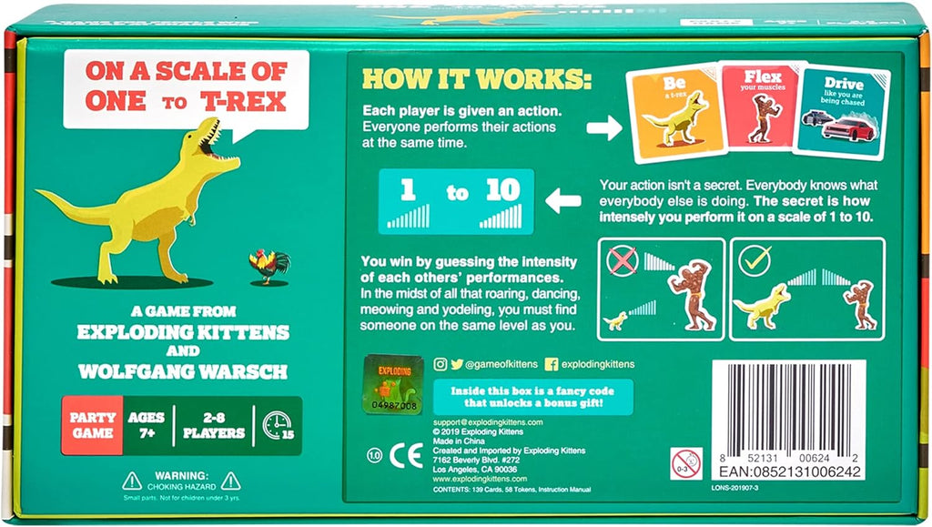 Instructions on the box ho exploding kittens game works