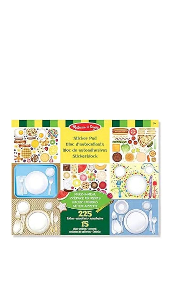 Closer look OF Make A Meal Sticker block