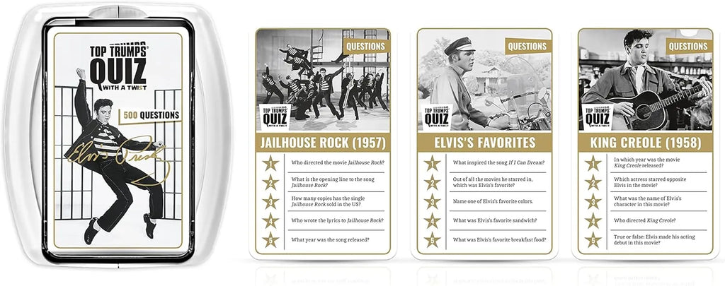 Top Trumps Quiz Game with cards