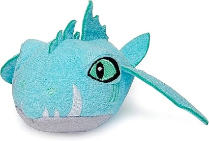 Blue Whale plush toy with white background