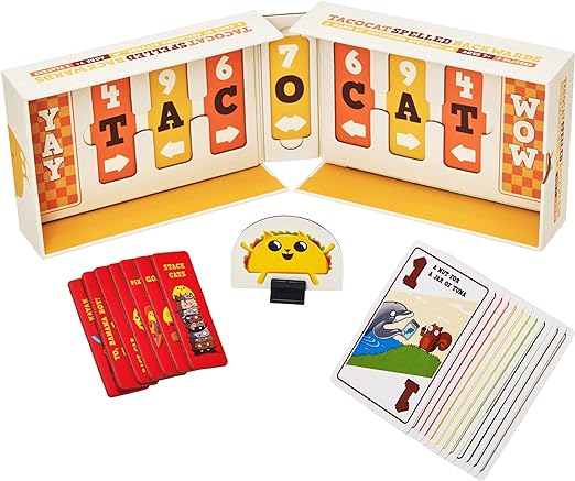 tacocat spelled backward card games