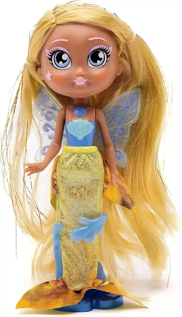 Yellow Bright Fairy Friends Mermaid Doll Figure