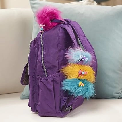 Bag having TROLLS Hair Huggers  Toy Figure Blind Box