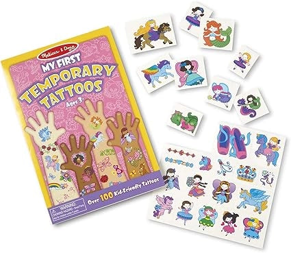 Melissa & Dou Temporary tattoos with tattoo sheets