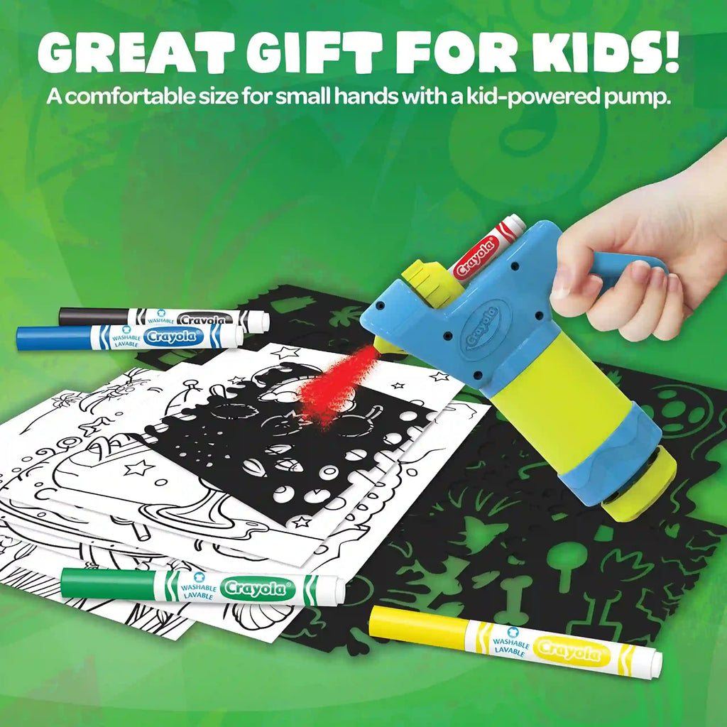 Crayola Mini Marker Color Sprayer - Creative Airbrush Kit for Kids"-great gift for kids