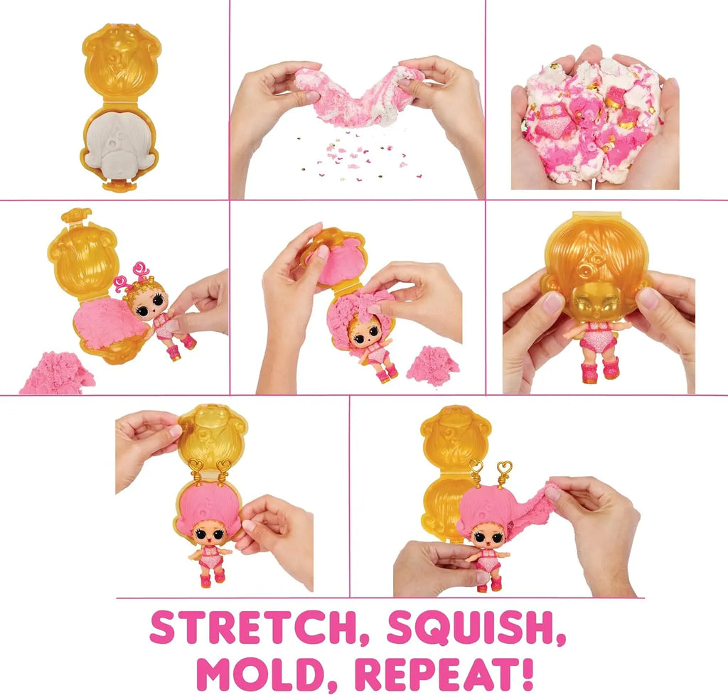 LOL surprise collectibles with the doll's stylish outfit and accessories