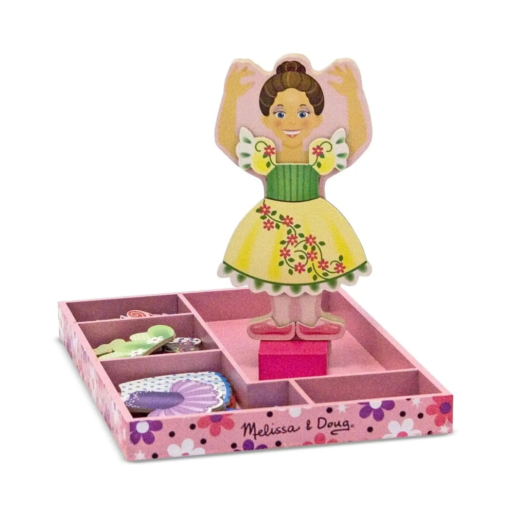 Melissa & Doug Nina Ballerina Magnetic Dress-Up Doll