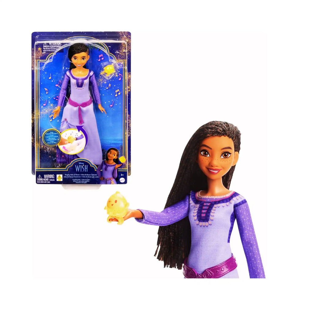 Mattel Disney's Wish Asha of Rosas Doll with Star Figure