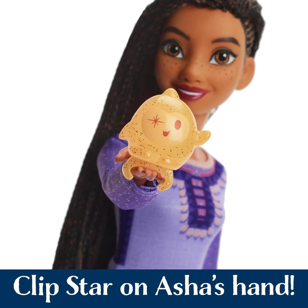 Clip Star on Asha's Hand