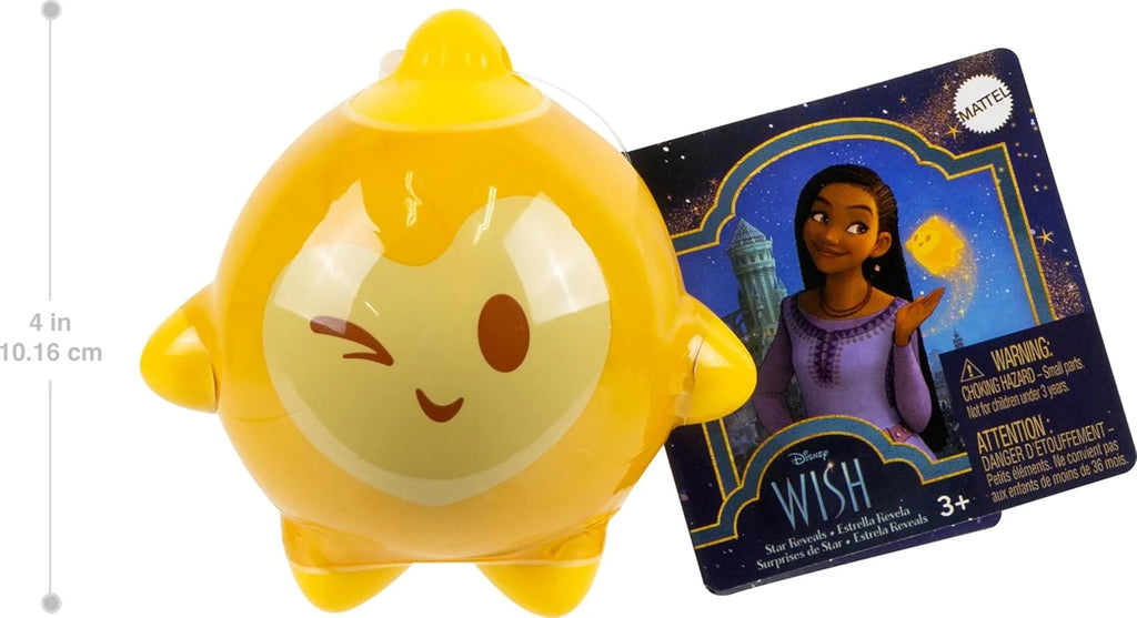 Mattel Disney’s Wish Star Reveals Mini Doll Surprise Keychain 4 in 10.16 cm