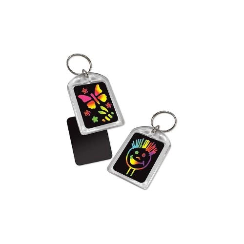 MELISSA & DOUG Scratch Art KEY CHAIN