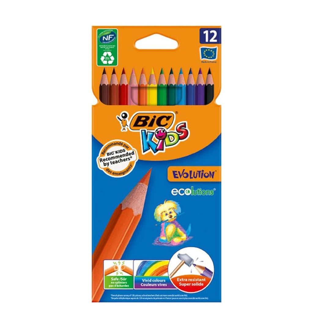 BIC colored pencils pack of 12 , best for gifts
