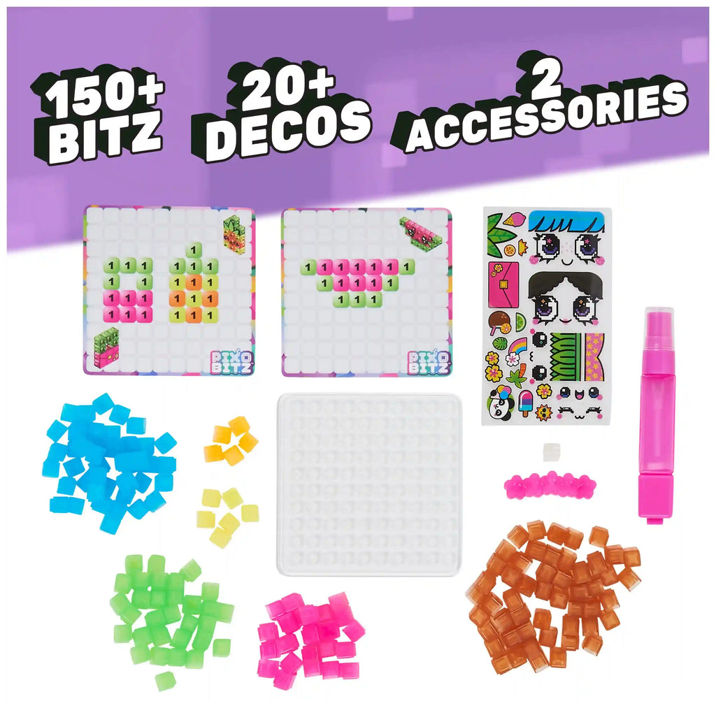 Pixobitz Transparent Set for crafting with spray beads.