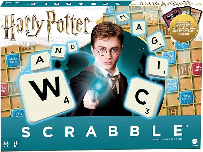 Box packing of harry potter scrabble puzzle game